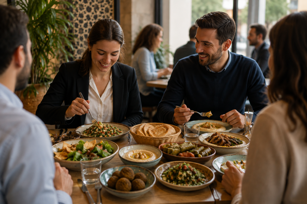 déjeuner de rentrée au restaurant libanais